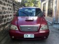 Kia Sedona 2003 Manual Red Van For Sale -1