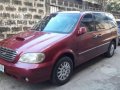 Kia Sedona 2003 Manual Red Van For Sale -0