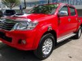 Toyota Hilux G 2013 4x4 MT Red Pickup For Sale -0