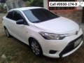 2014 Toyota Vios Manual White Sedan For Sale -1