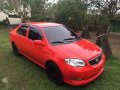 Toyota Vios 2004 E 1.3 MT Red Sedan For Sale -5