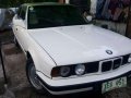 BMW E34 525i AT White Sedan For Sale -0