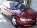 Honda Accord 1997 Manual Red Sedan For Sale -1