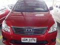 Toyota Innova 2014 Gasoline Manual Red for sale-1