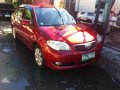 Toyota Vios 1.5 G 2006 AT Red Sedan For Sale -0