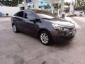 Kia Rio 2013 EX Manual Gray Sedan For Sale -1