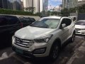 2013 Hyundai Santa Fe Manual White For Sale -0