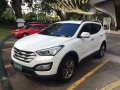 2013 Hyundai Santa Fe Manual White For Sale -1