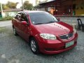 Fresh Toyota Vios E 2004 Manual Red For Sale -10