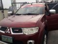 Mitsubishi Montero 2012 GTV 4x4 AT Red SUV For Sale -5