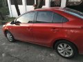Toyota Vios1.3 E 2015 AT Red Sedan For Sale -0