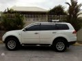 2012 Mitsubishi Montero Sport Glx V L.E White For Sale -2