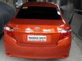 Toyota Vios 1.3E 2016 Manual Orange Sedan For Sale -2