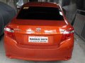 Toyota Vios 1.3E 2016 Manual Orange Sedan For Sale -2
