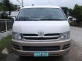 FOR SALE TOYOTA HIACE GL GRANDIA 2.5 D4D MT 2006-2