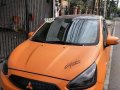 Mitsubishi Mirage HB A/T 2016 CVT Orange For Sale -2