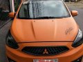 Mitsubishi Mirage HB A/T 2016 CVT Orange For Sale -0