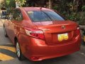 2016 Toyota Vios E AT Orange Sedan For Sale -1
