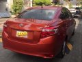 2016 Toyota Vios E AT Orange Sedan For Sale -3