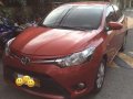 2016 Toyota Vios E AT Orange Sedan For Sale -0