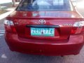 Toyota Vios 1.3 J 2006 Manual Red Sedan For Sale -4