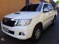 2015 Toyota Hilux E VNT turbo 4x2 MT White For Sale -1