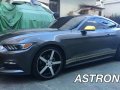 2016 to 2018 Ford Mustang with 20 inch Vossen Muffler and Stripes-0