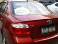 Toyota Vios Manual 2005 Red Sedan For Sale -3