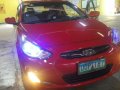 Hyundai Accent Gas Manual Red Sedan For Sale -2