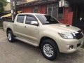Toyota Hilux E 2014 Beige Truck For Sale -0