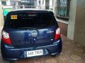 Toyota Wigo 1.0G  2014 Blue HB Fpr Sale -1