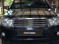 Toyota Fortuner AT Gas 2011 Black For Sale -0