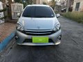 Toyota wigo g matic 2014 silver hatchback for sale -0