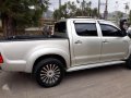 Toyota hilux G 2008 silver pickup for sale -3