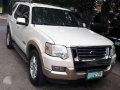 Ford Explorer 2008 Eddie Bauer white FOR SALE-0