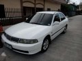 Mitsubishi Lancer 2002 Top of the Line White For Sale -2