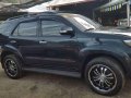 Toyota Fortuner V 2015 4x4 Blue SUV For Sale -2