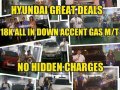 Hyundai Accent Gas Manual 28K Down with 2018-0