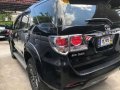 2015 Toyota Fortuner V 4x4 Black Automatic Transmission-1