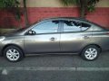 Nissan Almera 2016 Brown Top of the Line For Sale -0