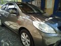 Nissan Almera 2016 Brown Top of the Line For Sale -1