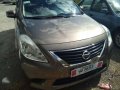 Nissan Almera 2016 Brown Top of the Line For Sale -5