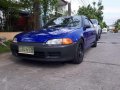 Honda Civic 1993 Manual Blue Sedan For Sale -0