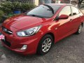 Hyundai Accent 2013 Manual Red For Sale -0