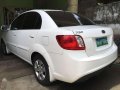 2011 Kia Rio Manual White Sedan For Sale -0