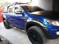 Ford Ranger 2014 Manual Blue Pickup For Sale -1