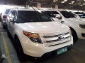 2013 Ford Explorer 3.5 V6 White AT Gas-1