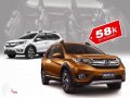 2018 Honda BRV 7 seater 58K ALL IN lowest down payment inquire now-0
