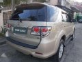 2012 Toyota Fortuner 2.5G AT Beige For Sale -5
