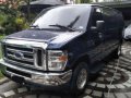 Ford E-150 2013 Blue Van Top of the Line For Sale -0